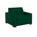 Ver imagem 2 de Sofa Cama Solteiro Sofia 1 Lugar 110cm Talento Móveis Verde