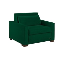 Sofa Cama Solteiro Sofia 1 Lugar 110cm Talento Móveis Verde - 2 Sofa Cama Solteiro Sofia 1 Lugar 110cm Talento Móveis Verde - 2