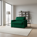 Ver imagem 1 de Sofa Cama Solteiro Sofia 1 Lugar 110cm Talento Móveis Verde