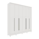 Ver imagem 3 de Guarda-Roupa Casal com pés 6 Portas 8 Gavetas 270cm Sevilla