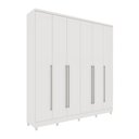 Ver imagem 3 de Guarda-Roupa Casal com pés 6 Portas 8 Gavetas 270cm Sevilla