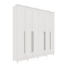Guarda-Roupa Casal com pés 6 Portas 8 Gavetas 270cm Sevilla - 3