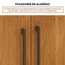 Ver imagem 6 de Guarda-Roupa Casal com pés 6 Portas 8 Gavetas 270cm Sevilla