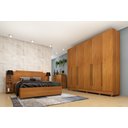 Ver imagem 2 de Guarda-Roupa Casal com pés 6 Portas 8 Gavetas 270cm Sevilla