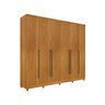 Guarda-Roupa Casal com pés 6 Portas 8 Gavetas 270cm Sevilla - 3