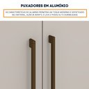 Ver imagem 7 de Guarda-Roupa Casal com pés 6 Portas 8 Gavetas 270cm Sevilla