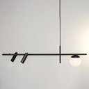 Ver imagem 2 de Pendente Tubo Retangular 100cm Preto PD1192
