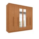 Ver imagem 3 de Guarda Roupa Casal com Espelho 6 Portas 4 Gavetas 239cm Veneza