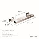 Ver imagem 4 de Porta Shampoo Inox Rose Gold - Kromus RT0311R