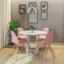 Ver imagem 4 de Luminária Lustre Pendente Madeira Sala Quarto Cozinha Balcão Moscou 10H Branco