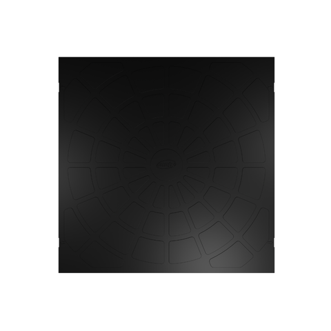 Tampa para Caixa de Passagem e Inspeção de Esgoto Nova 23,5 X 23,5cm Cor Preto Durín