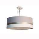 Ver imagem 2 de Pendente de Teto Led 50x15cm Faixa Dupla Tom Luz Iluminação