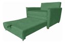 Ver imagem 4 de Poltrona-Cama Monica Retratil Macia Quarto Visita Sala Suede:Verde/Suede