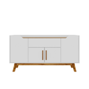 Ver imagem 4 de Aparador Buffet Future Retro Pés em Madeira-branco/cinamomo