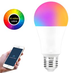Lâmpada Smart Led Rgb 9w Wi-fi E27 Luz Inteligente Bivolt - 3