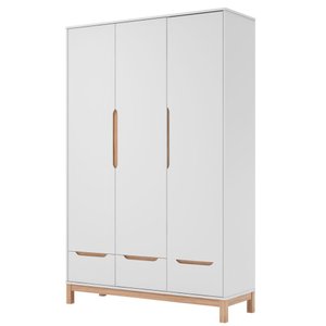 Guarda Roupas com 3 Portas e 3 Gavetas da Linha Cozy Quater