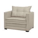 Ver imagem 5 de Sofá Cama Retrátil Suede Bege Londres