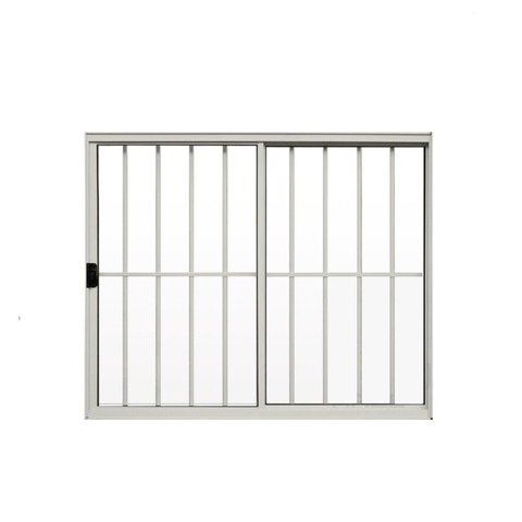 Janela de Alumínio de Correr 100x120cm 2 Folhas Grade Hale Esquadrias