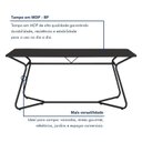 Ver imagem 4 de Mesa de Jantar Retangular 180x75,5cm Vareta Preto
