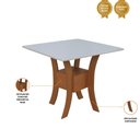 Ver imagem 2 de Mesa Quadrada Mabelly 90 Cm Mdf