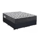 Ver imagem 1 de Cama Box Bipartido Casal + Colchão Ortobom Iso 1.0.0 Ortopillow D33 68x138x188