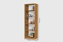 Ver imagem 3 de Estante de Livros 60CMX171CM 4 Prateleiras Office
