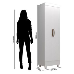 Armário Multiuso Lite Branco Brilho – Móveis Leão - 4