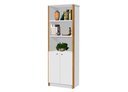 Ver imagem 2 de Estante de Livros 60CMX171CM 2 Portas 4 Prateleiras Office Branco