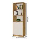 Ver imagem 3 de Estante para Livros 2 Portas 4 Prateleiras Office