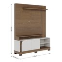 Ver imagem 6 de Home Jurere 150cm 2 Portas de Giro - Ssx Multicoisas