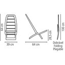 Ver imagem 1 de Cadeira Plastica Dobravel Guaruja Branca