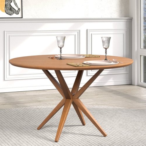 Nova 120cm Round Glass Dining Table + Lanna Chairs