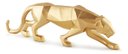 Ver imagem 1 de Decoração Escultura Pantera Dourada Leopardo Mart 13098