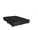 Ver imagem 2 de Cama Box Queen Colchão Mola Ensacada Belos Sonhos + Box Sintético 70x158x198:Preto
