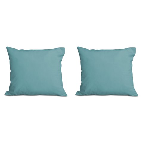Kit 2 Almofadas Decorativa Quadrado 45x45 Cm Cm Sala Quarto Sofá Suede Azul Turquesa Eli Móveis e de