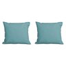 Kit 2 Almofadas Decorativa Quadrado 45x45 Cm Cm Sala Quarto Sofá Suede Azul Turquesa Eli Móveis e de - 1