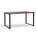 Ver imagem 1 de Mesa de Jantar Tampo Madeira Maciça Boston Marrom/Castanho