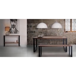Mesa de Jantar 180x90cm Tampo Madeira Maciça Boston  - 2