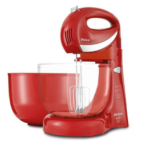 Batedeira Philco Paris Cristal Maxx Vermelha 400w 220v