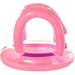 Boia Bebês com Assento e Cobertura Baby Boat - Rosa 70x65x55 - 2