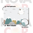 Ver imagem 2 de Papel de Parede Infantil Montanhas Lua 1m²