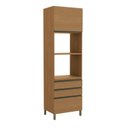 Ver imagem 1 de Armário de Cozinha Torre Quente 70cm 1 Nicho com Pés Maxxi Canela Kappesberg