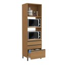 Ver imagem 3 de Armário de Cozinha Torre Quente 70cm 1 Nicho com Pés Maxxi Canela Kappesberg