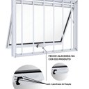 Ver imagem 3 de Janela de Alumínio Maximo Ar com Grade 60x80xm Lucasa Ideale