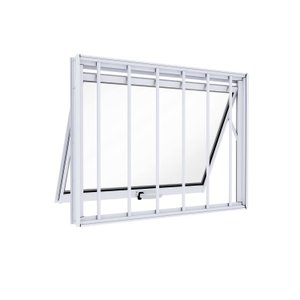 Janela de Alumínio Maximo Ar com Grade 60x80xm Lucasa Ideale