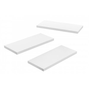 Prateleira MDF 30 x 15 cm Kit 3 Peças Eví Decor