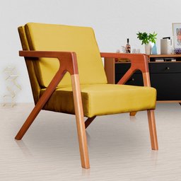 Poltrona Monalisa Decorativa Veludo Cores - DS Estofados - Mostarda - 5