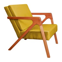 Poltrona Monalisa Decorativa Veludo Cores - DS Estofados - Mostarda - 2