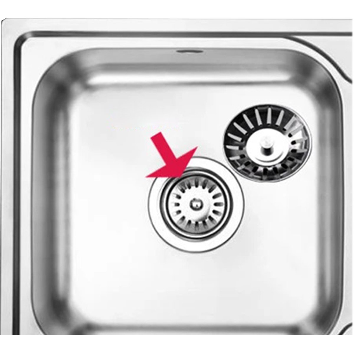 Ralo Valvula Dreno Filtro de Pia 10x10 Inox Sifao Tubo de Escoamento Cozinha Lavanderia Lavabo Casa  - 2
