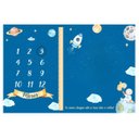 Ver imagem 2 de Lençol Cenário para Foto Mêsversário Espaço Minha Estrelinha Lençol Mesversario, Cenário para Foto M